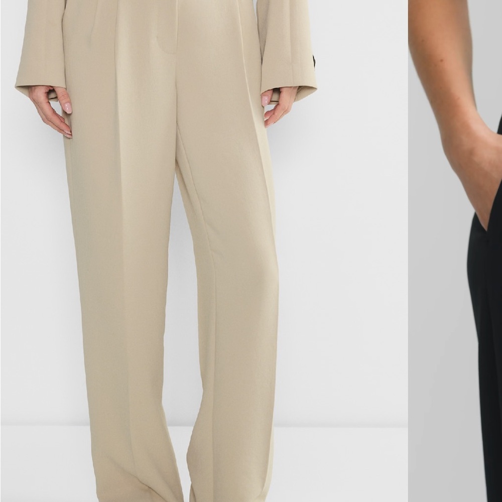 Aritzia Cream Women's Trousers - Picture 3 of 5